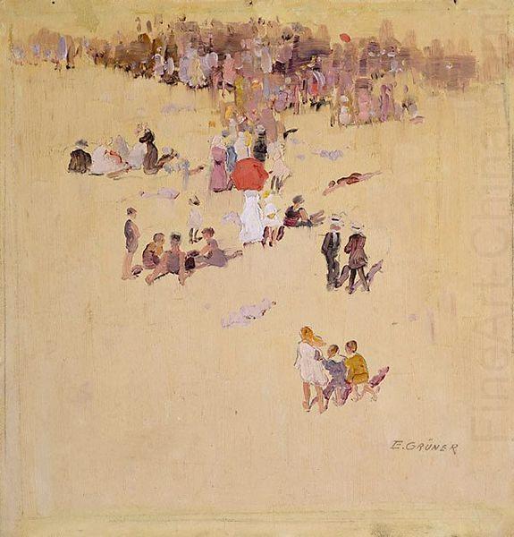 Elioth Gruner Bondi Beach china oil painting image